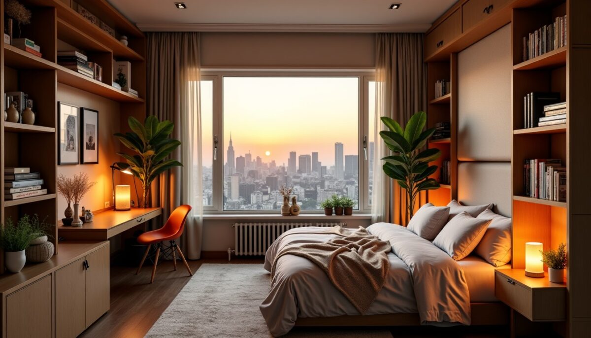 Optimiser un petit espace : conseils pour une chambre chaleureuse et pratique