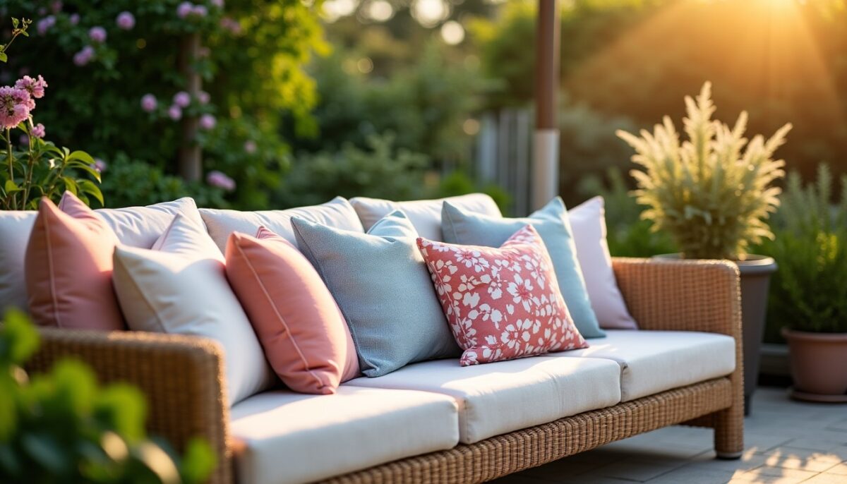 Comment bien choisir les coussins idéaux pour sublimer votre salon de jardin ?