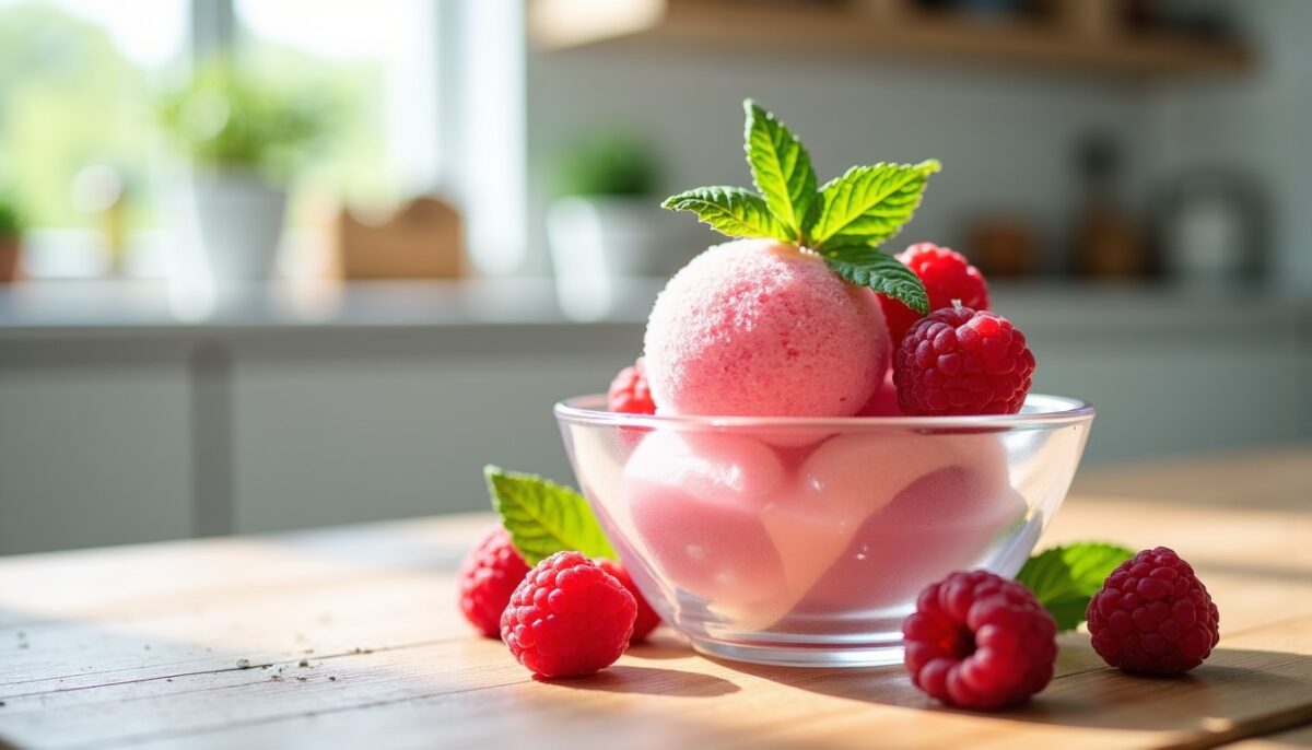 Réalisez un sorbet maison léger et frais, totalement sans sucre ajouté